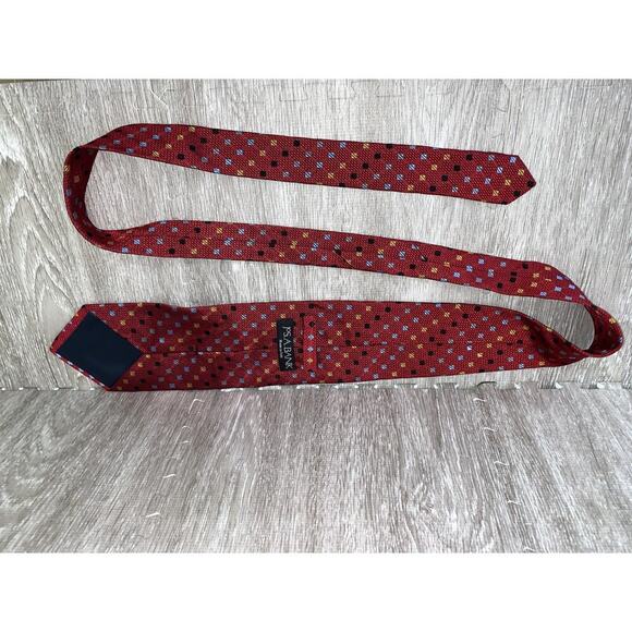 Jos. A. Bank Vintage Silk Necktie Set of 5 Multicolor Geometric Men's Ties - Picture 13 of 13